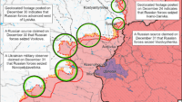 Карта бойових дій на 31 грудня 2024