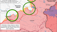 Карта бойових дій на 31 грудня 2024