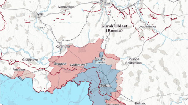 Карта бойових дій на 3 січня