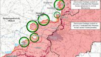 Карта бойових дій на 3 січня