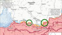 Карта бойових дій на 3 січня