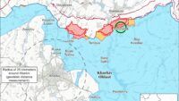 Карта бойових дій на 4 січня Карта бойових дій на 4 січня