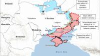 Карта бойових дій на 4 січня Карта бойових дій на 4 січня
