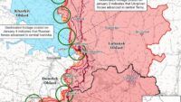 Карта бойових дій у Луганській області 4 січня 2025 року Карта бойових дій у Луганській області 4 січня 2025 року