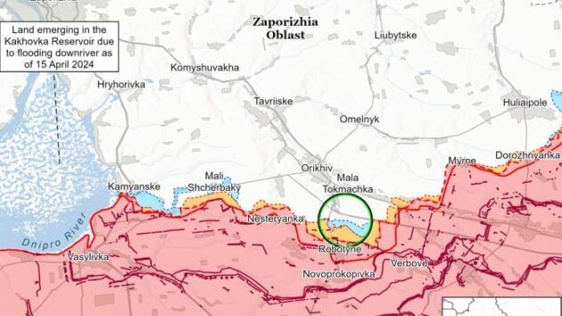 Карта бойових дій у Запоріжжі 4 січня 2025 року Карта бойових дій у Запоріжжі 4 січня 2025 року