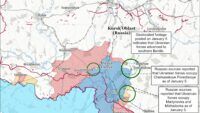 Карта бойових дій на 6 січня