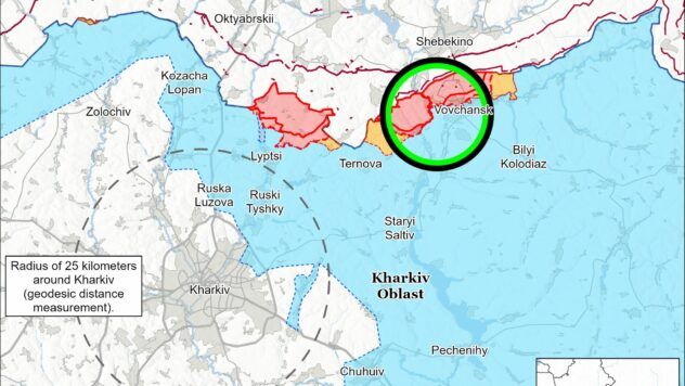 Карта бойових дій на 6 січня