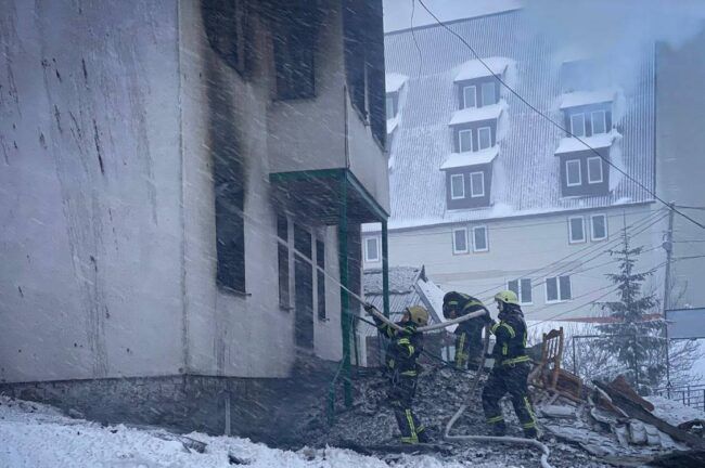 пожежа, готель, Драгобрат