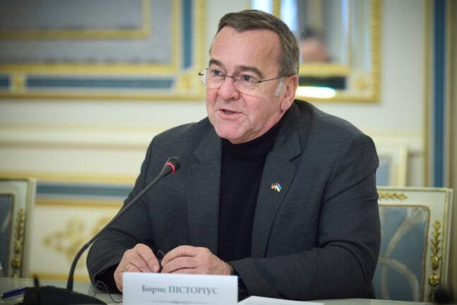 Писториус заявил о преимуществе Украины в войне