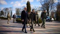 Джо Байден та Володимир Зеленський у Києві 20 лютого 2023 року