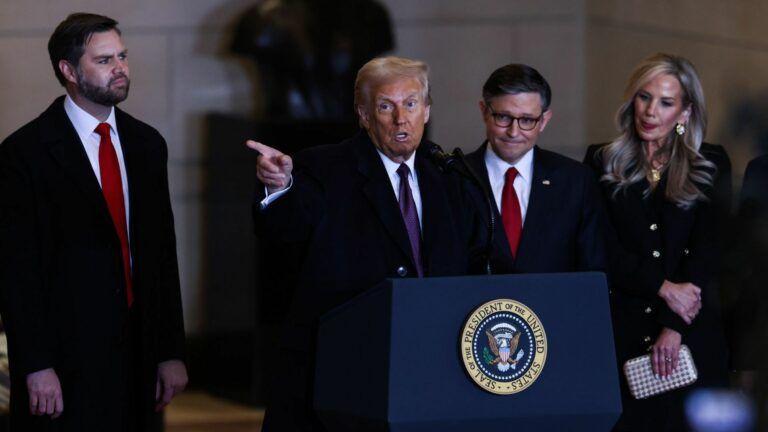 Дональд Трамп на інавгурації