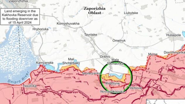 Карта бойових дій на 24 січня 2025