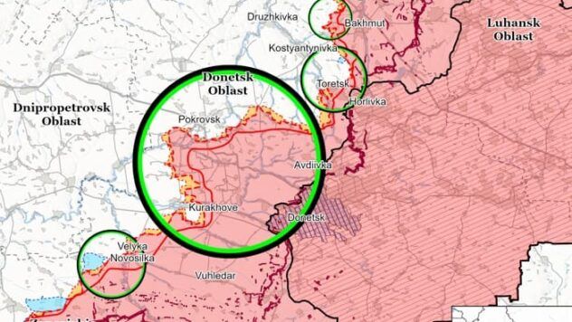 Карта бойових дій на 24 січня 2025
