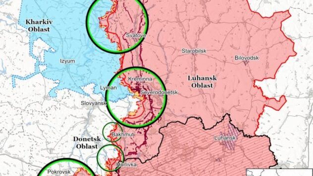 Карта бойових дій на 24 січня 2025
