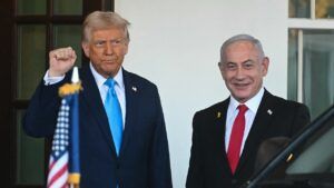 Беньямін Нетаньягу Трамп