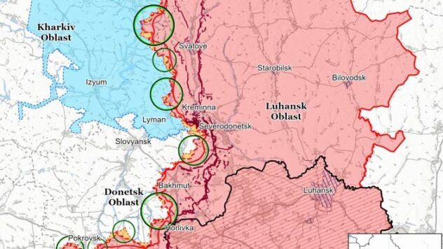 Карта бойових дій на 6 лютого 2025