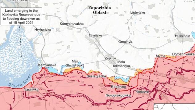 Карта бойових дій на 15 лютого 2025