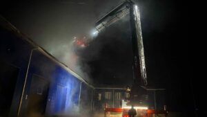 Обстріл Київської області дронами 22 лютого