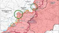 Карта бойових дій на 24 лютого 2025