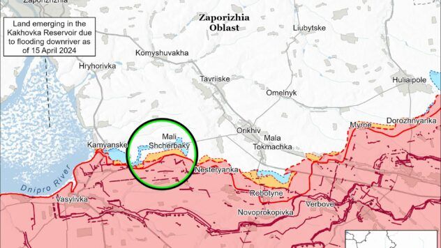 Карта бойових дій на 24 лютого 2025