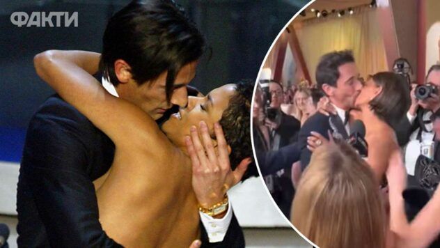 Геллі Беррі поцілувала Едрієна Броуді на премії Оскар 2025