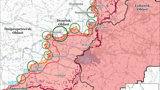 Карта бойових дій на 4 березня 2025 Карта бойових дій на 4 березня 2025