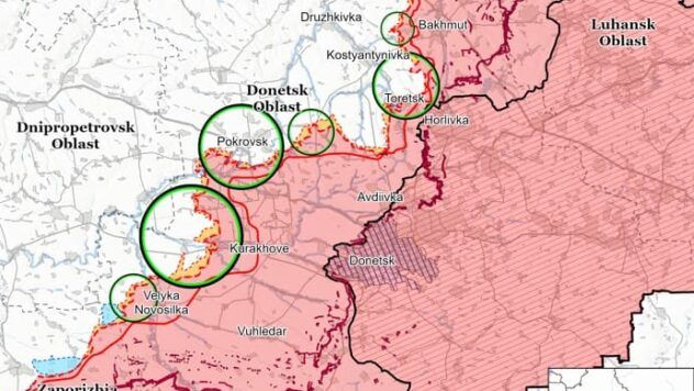 Карта бойових дій на 5 березня 2025