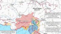 Карта бойових дій в Україні на 8 березня 2025