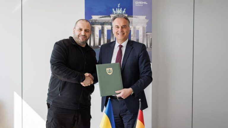 Рустем Умєров, підписання меморандуму з Diehl Defence
