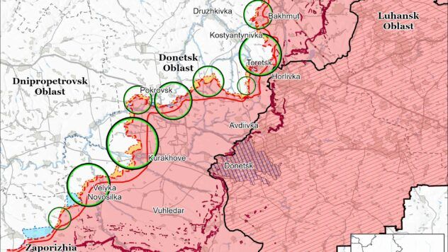 Карта бойових дій на 11 березня 2025