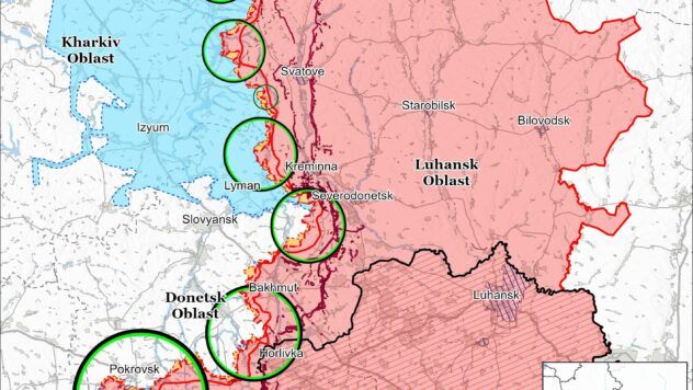 Карта бойових дій на 18 березня 2025