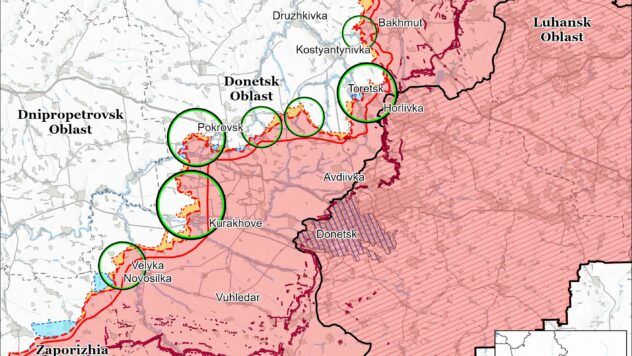 Карта бойових дій на 18 березня 2025