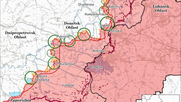 Карта бойових дій на 20 березня 2025 Карта бойових дій на 20 березня 2025