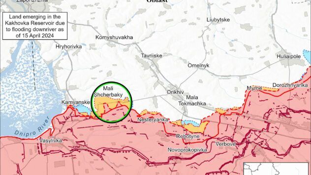 Карта бойових дій на 22 березня 2025 Карта бойових дій на 22 березня 2025