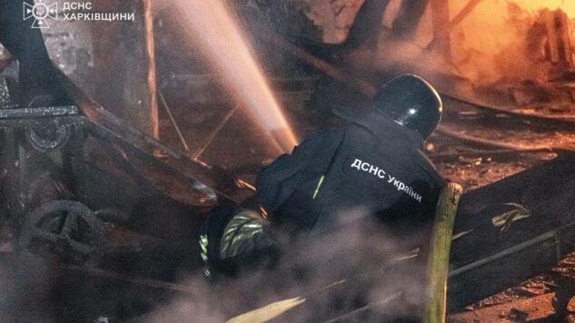 Атака дронів в Ізюмі