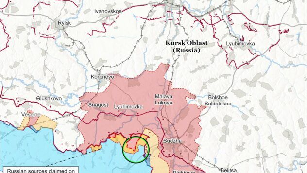 Карта бойових дій 25 березня
