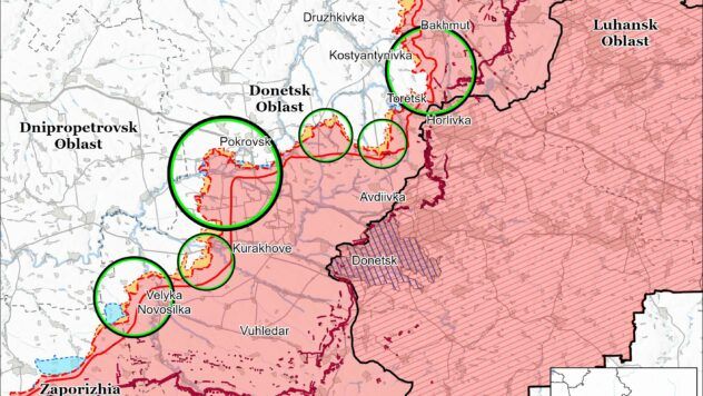 Карта бойових дій на 26 березня 2025 Карта бойових дій на 26 березня 2025