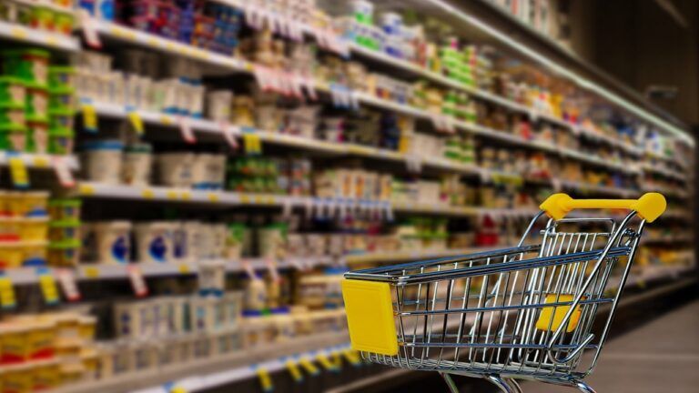 продукти візок супермаркет