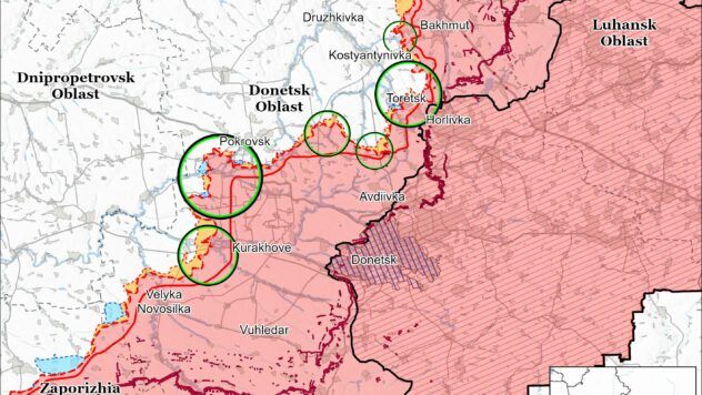 Карта бойових дій на 5 квітня 2025 Карта бойових дій на 5 квітня 2025
