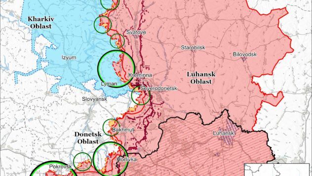 Карта бойових дій на 7 квітня 2025 Карта бойових дій на 7 квітня 2025