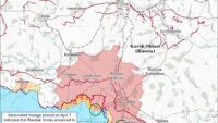 Карта бойових дій на 9 квітня 2025