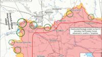 Карта бойових дій на 10 квітня 2025