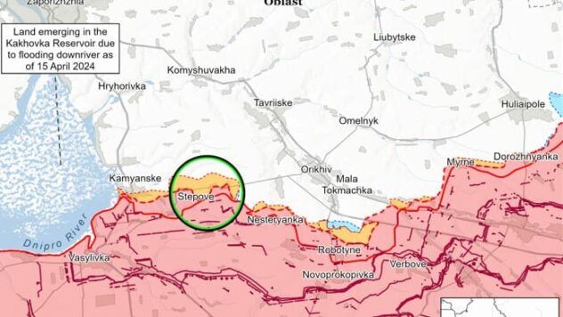 Карта бойових дій на 13 квітня 2025