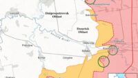 Карта бойових дій на 14 квітня 2025