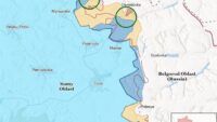 Карта бойових дій на 16 квітня 2025