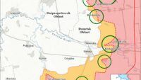 Карта бойових дій на 18 квітня 2025