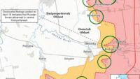 Карта бойових дій на 18 квітня 2025