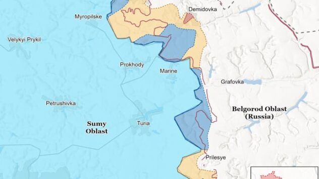 Карта бойових дій на 18 квітня 2025