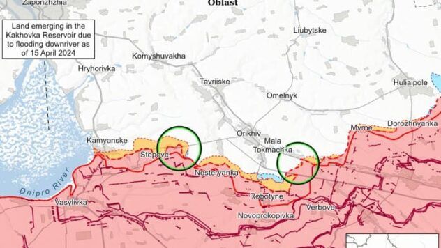 Карта бойових дій на 18 квітня 2025