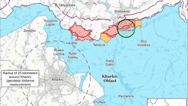Карта бойових дій на 21 квітня 2025